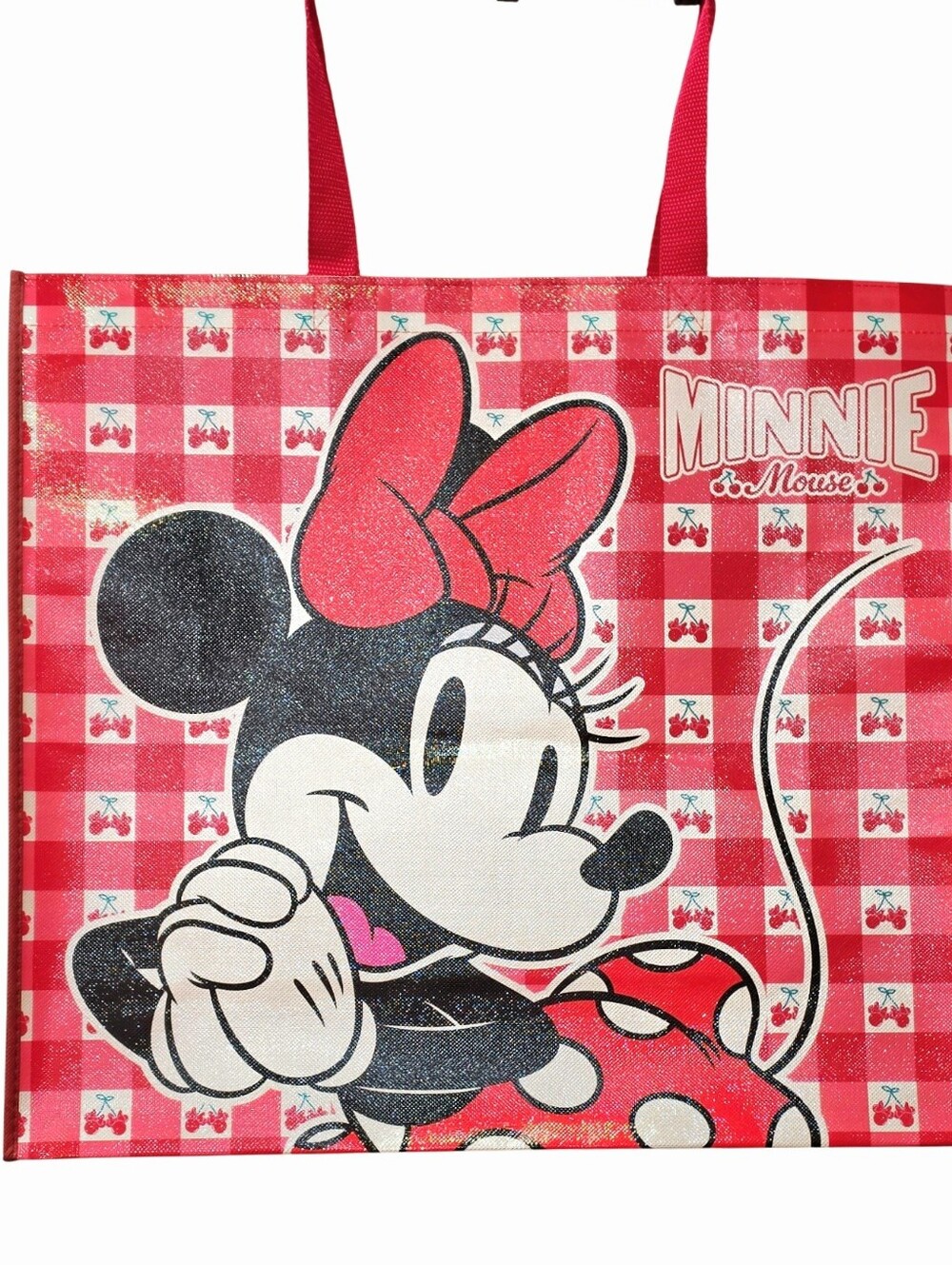 Disney Minnie Mouse Cherries Shopper Tote Bag